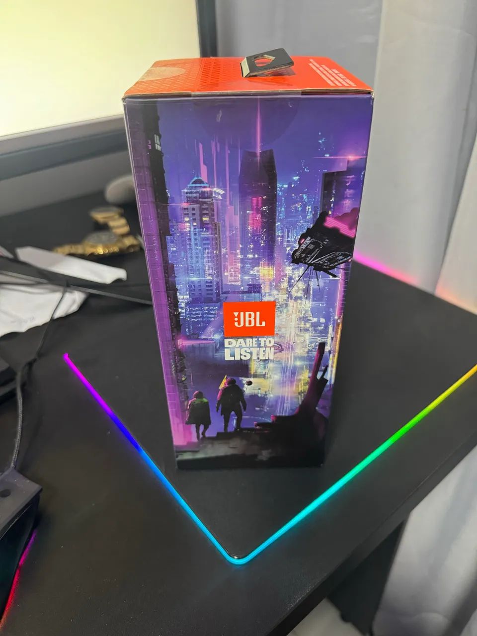 JBL, Microfone Com Fio, Quantum Stream Talk, Com Luz LED - Preto - Foto 3