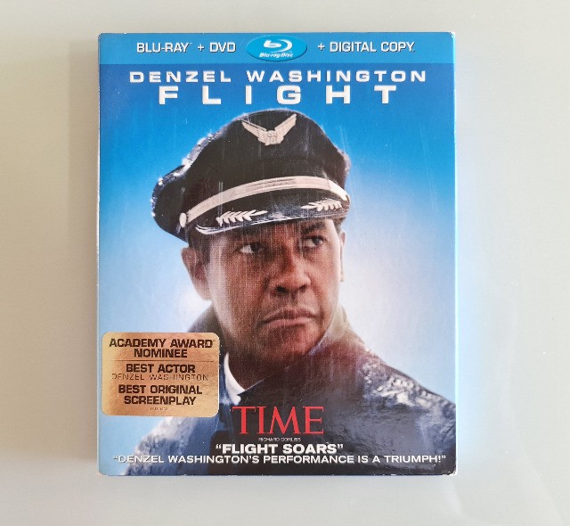 Bluray + DVD Flight (O Vôo) - Denzel Washington - Ótimo