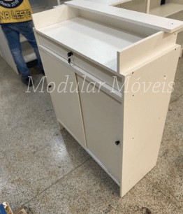 Balcão Caixa com Portas 100% MDF