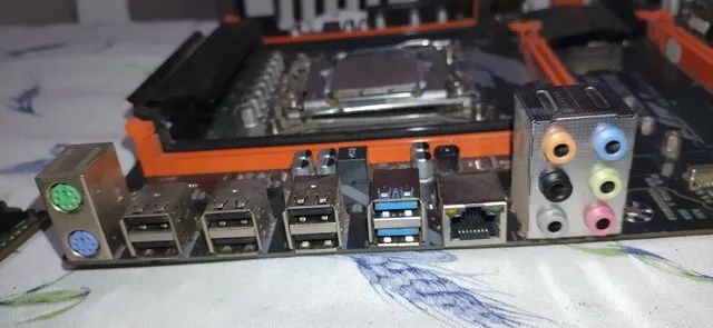 Placa mãe KLLISRE x99-turbo v1.02 (turbo boost) troco em uma placa mais básica 