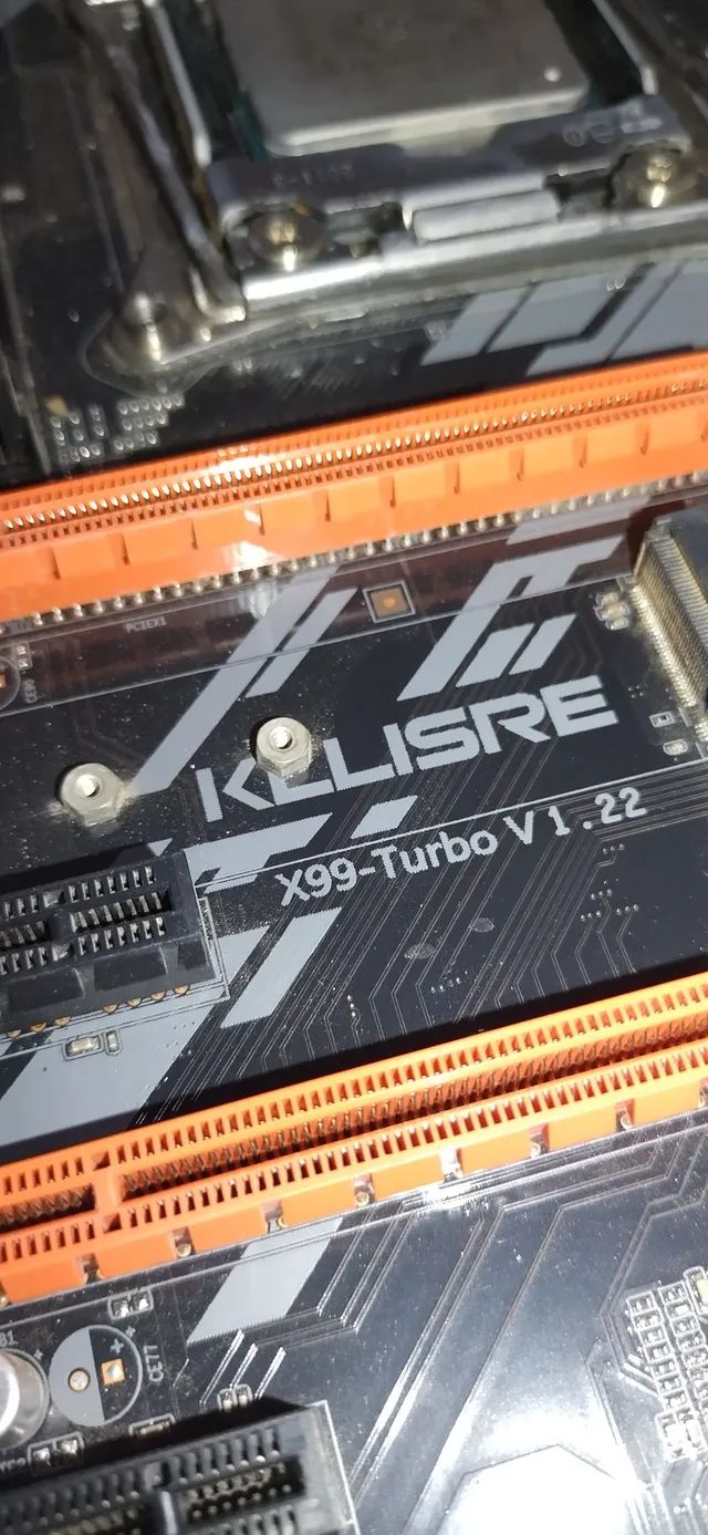 Placa mãe KLLISRE x99-turbo v1.02 (turbo boost) troco em uma placa mais básica 