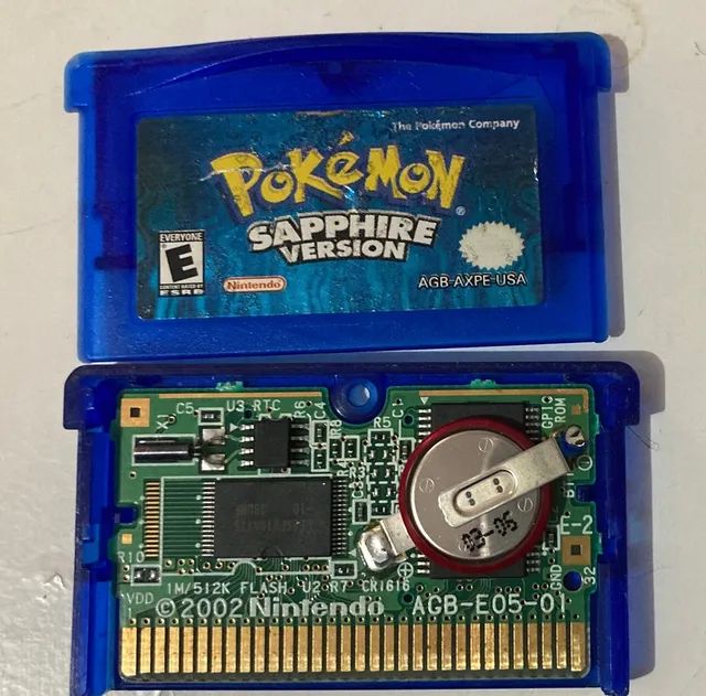 Pokemon Sapphire Original Game Boy Advance