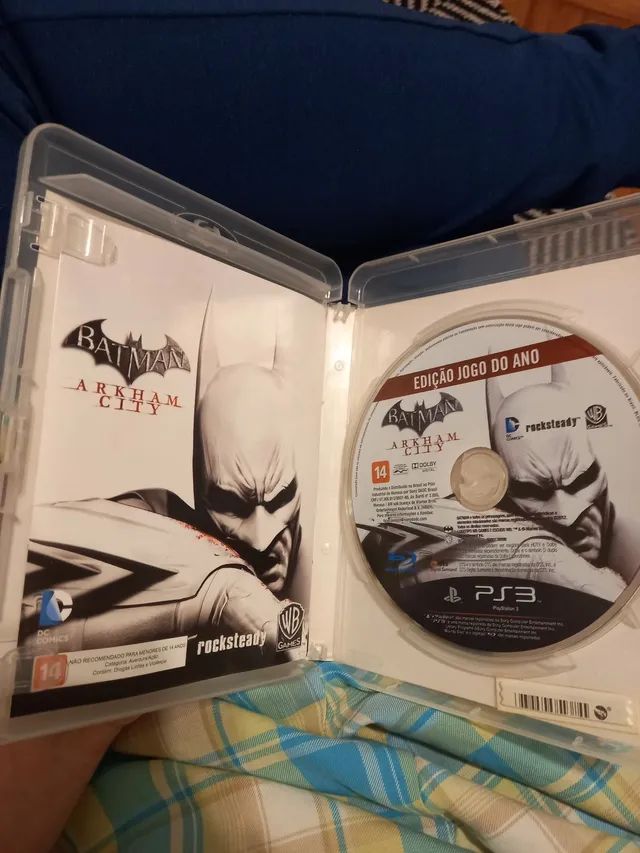 JOGO PARA PLAYSTATION 3 PS3 BATMAN ARKHAM CITY EDIÇÃO JOGO DO ANO ORIGINAL  PERFEITO ESTADO - Videogames - Botafogo, Rio de Janeiro 1222131596