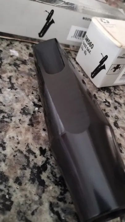 Aceito Flauta Clarineta Boquilhas menor valor+$ - Boquilha Vandoren nova Sax Baixo - Foto 5