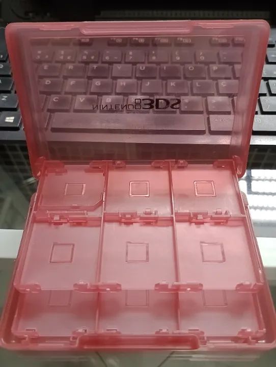Box de Jogos Games Case Nintendo 3DS 22 x Jogos e 1 Memory Card SD Proteção Transporte - Foto 2