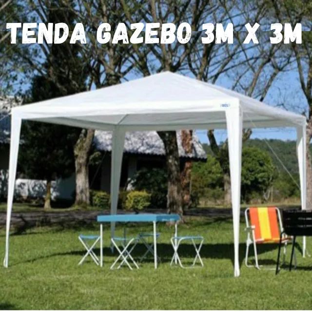 TENDA GAZEBO BARRACA DE PRAIA 3.00 X 3.00M | ESTRUTURA METÁLICA DESMONTÁVEL BELFIX - Foto 5