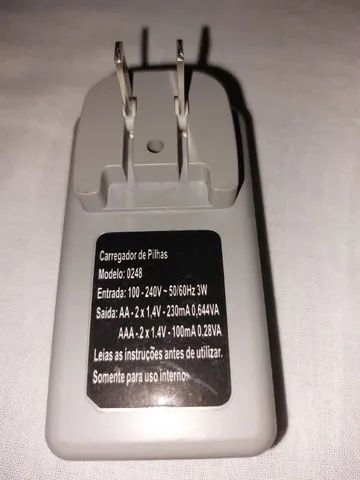 Carregador de pilha pequeno  4 lugares - Foto 2