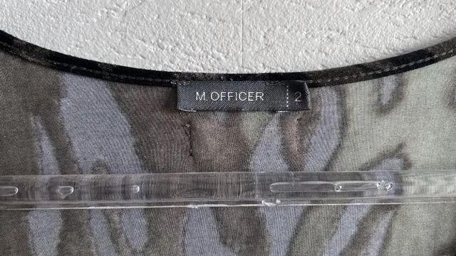Blusa estampada M.Officer, tam: 2 (G), manga morcego - Foto 4