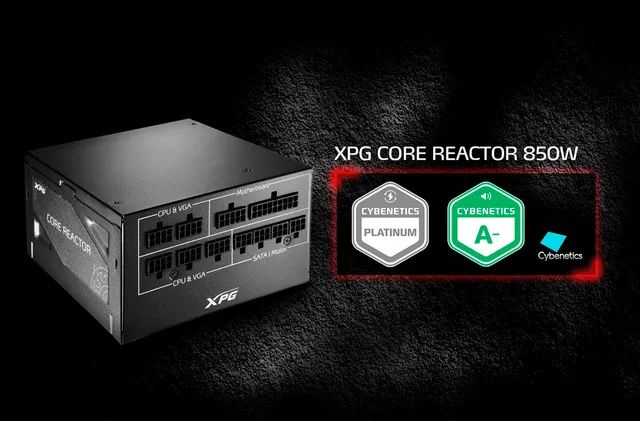 Fonte XPG Core Reactor, 850W, 80 Plus Gold, Modular, com cabo, Preto (LACRADA) - Foto 2