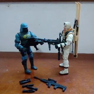 ? G.I. Joe Frostbite x Neo-Viper (2001) - Completo e Conservado! ? - Foto 4