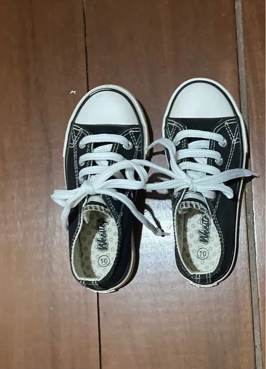 Tênis infantil importado Weestep estilo converse 