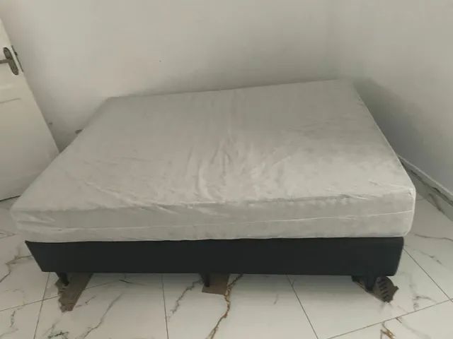 Base Sommier Ortobom Nobuck Black, Incluindo Colchão Ortobom Prata Spring - Foto 2