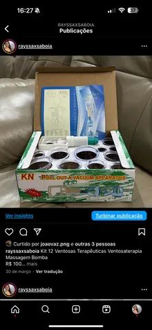 Kit 12 Ventosas Terapêuticas Ventosaterapia Massagem Bomba