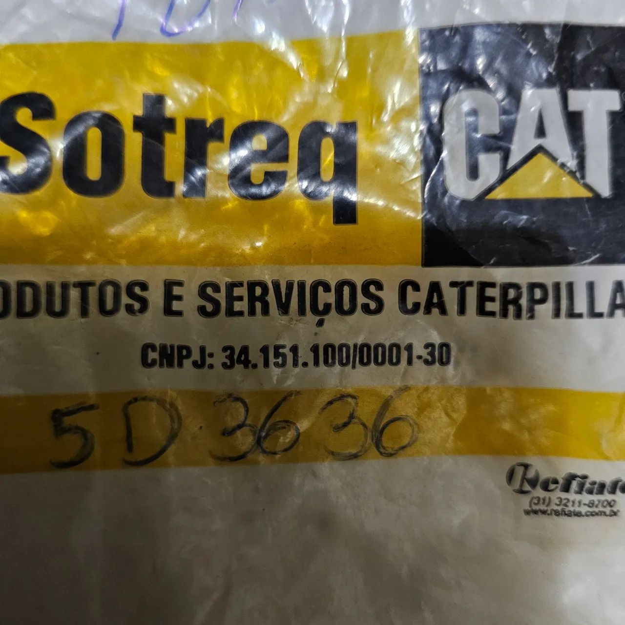 Carregadeira trator esteira caterpillar protetor valvula freio nova original 5D3636 - Foto 2