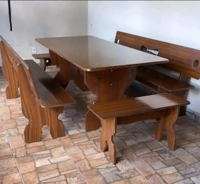 Mesa pedra de ardósia pintada  - Foto 2