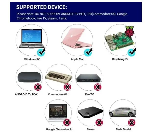 Controle USB estilo Snes Super Nintendo compatível com PC, Mac, Raspberry Pi - Foto 4