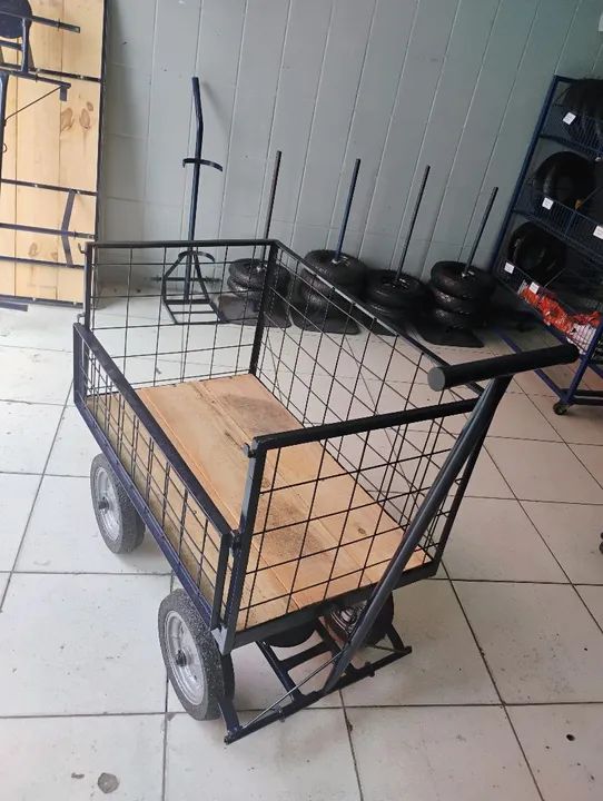 CARRO PLATAFORMA 0,60CM X 1.00M - Foto 3