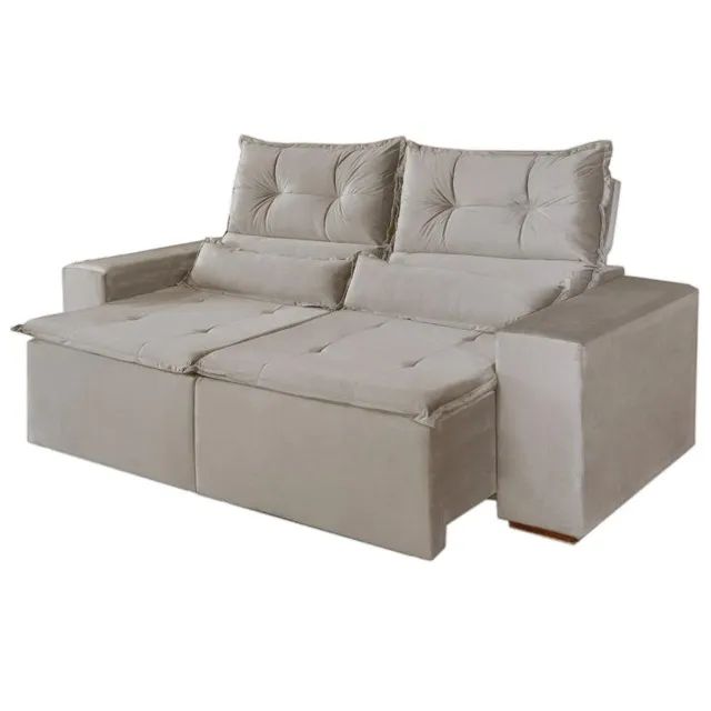 ?Sofá Retrátil e Reclinável Firenze 2m - Super promoção!  - Foto 3