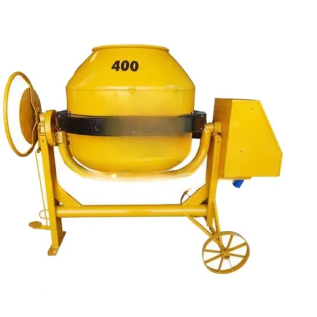 Betoneira Elétrica Horbach 400l Com Motor 2cv 4 Polos Monofásica 27rpm