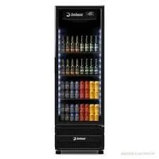 Refrigerador Vertical Porta de Vidro 393 Litros Full Black VRS13 Imbera