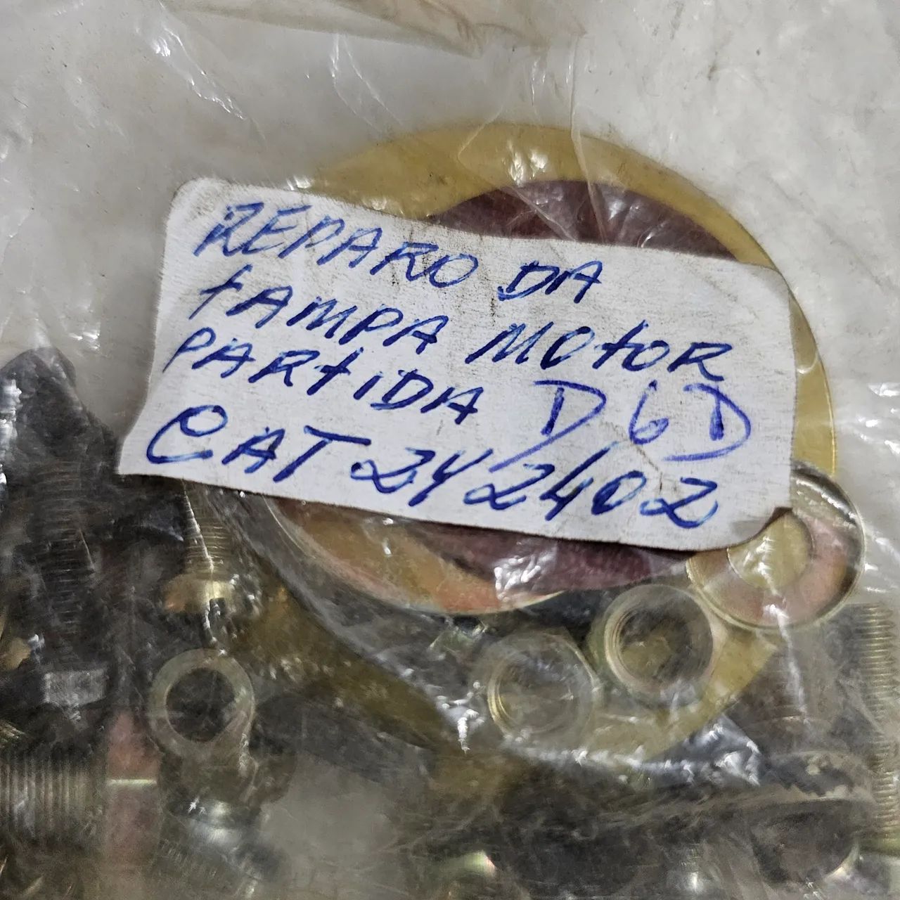 Trator esteira caterpillar D6C D6D Kit Reparo Tampa Motor Partida 2Y2402 - Foto 2