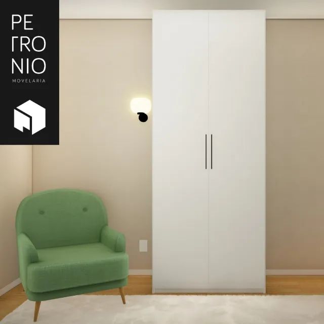 guarda roupa novo duas portas - Foto 3