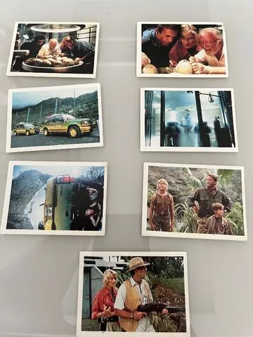 Figurinhas do Álbum Jurassic Park 1992