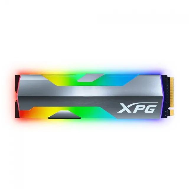 SSD XPG Spectrix S20G RGB, 500GB, M.2 2280 NVMe, Leitura 2500MBs e Gravação 1800MBs, ASPEC - Foto 3