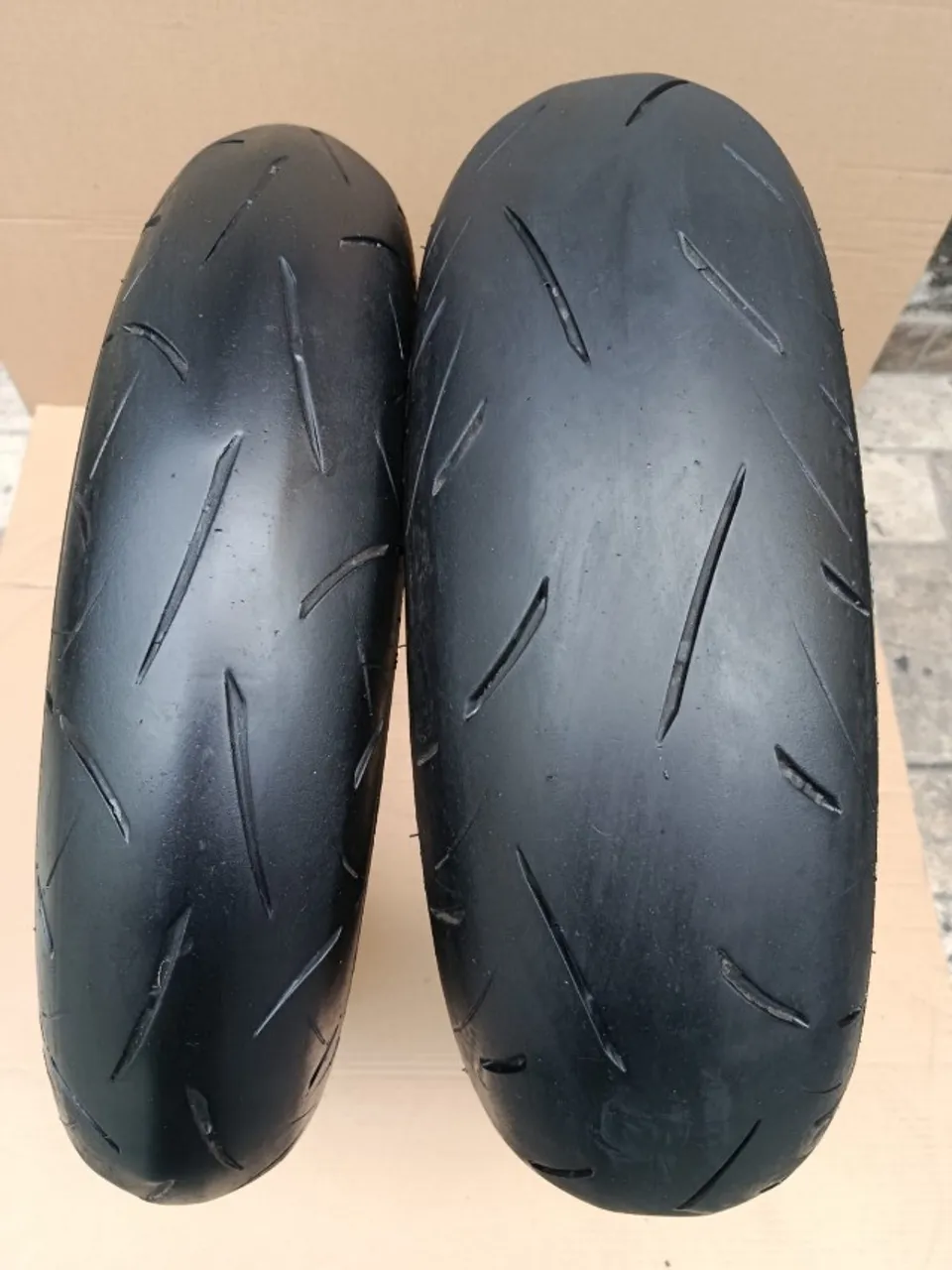 Par pneu usado Dunlop Sport Max Roadsport2 160/60-17e 120/70-17