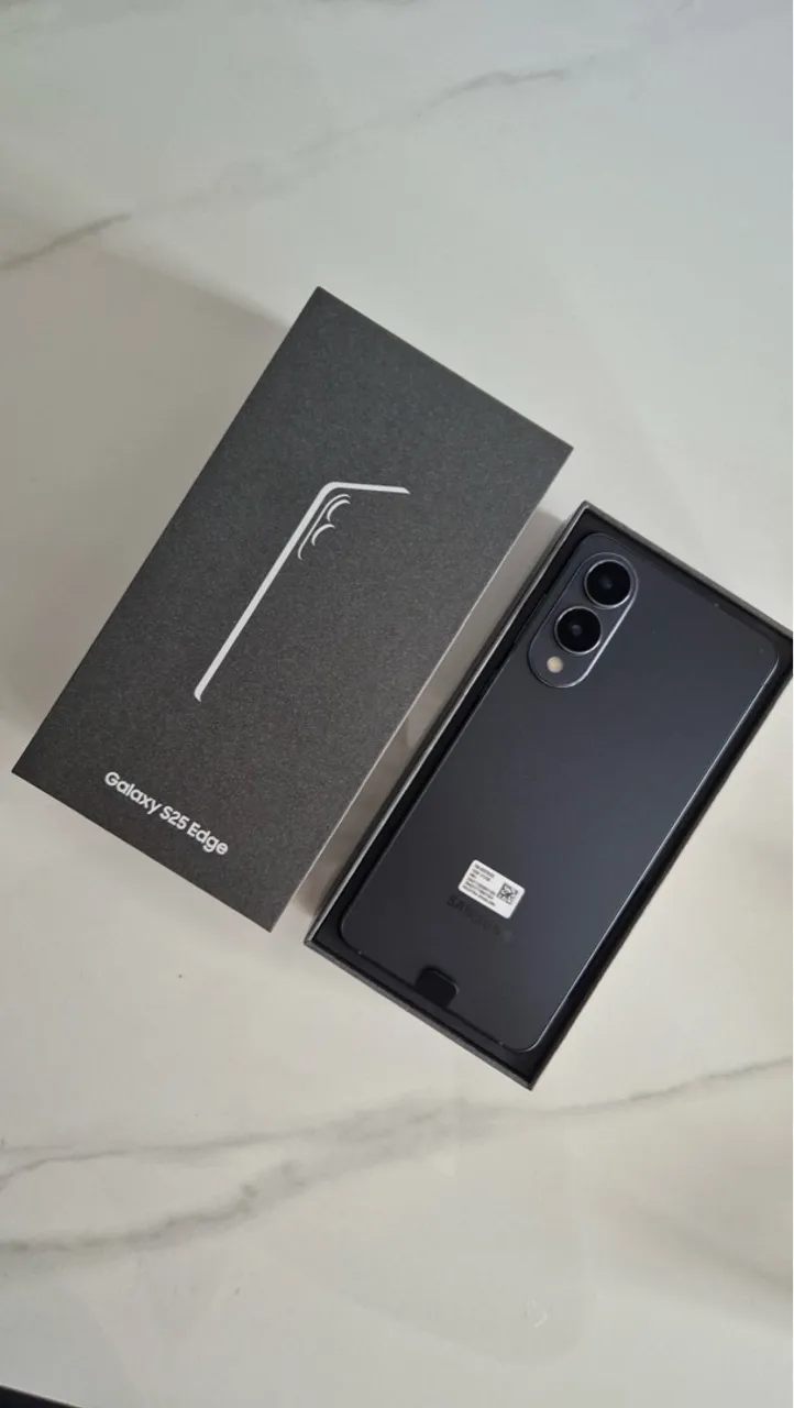 S25 Edge 512 Gb - Novo, com NF
