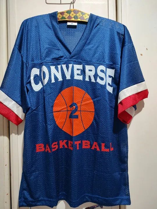 Camiseta Converse Basketball - Azul - Foto 2