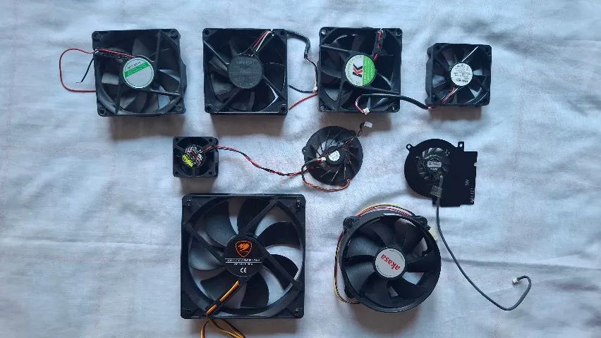 Coolers para computador/notebook, semi-novos, funcionando, a partir de 10,00