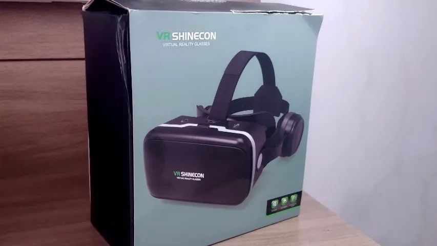 Óculos VR para Celular c/ fones e controle - Foto 5