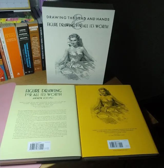 Box Drawing The Head and Hands + Figure Drawing for All It`s Worth. Andrew Loomis. NOVO!!! - Foto 4