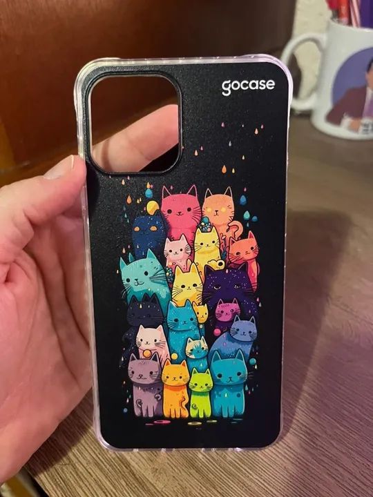 Capa de celular Gocase de gatinho para Iphone 12 Pro - Foto 2