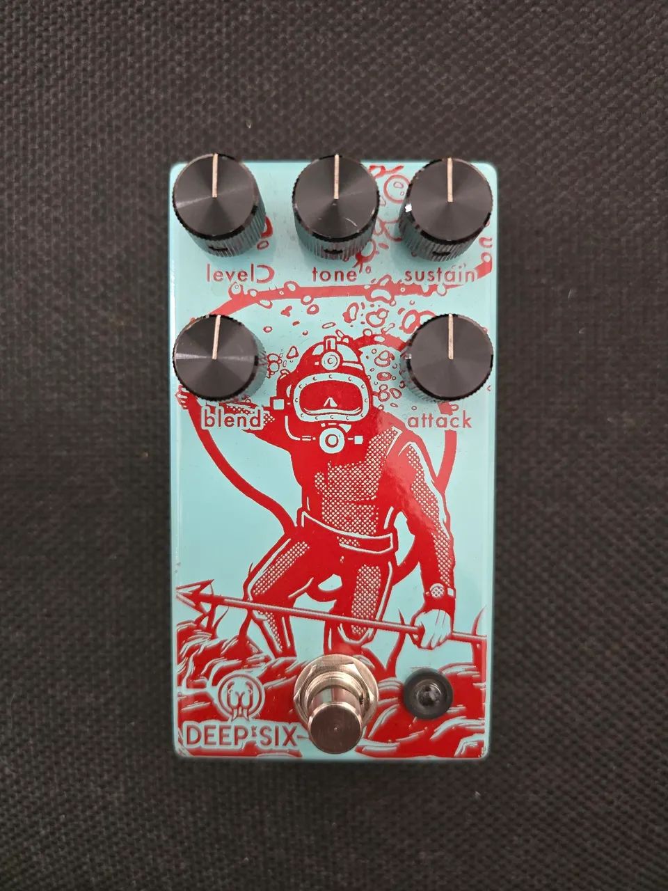 Pedal Deep Six Walrus Compressor Azul-celeste - Instrumentos