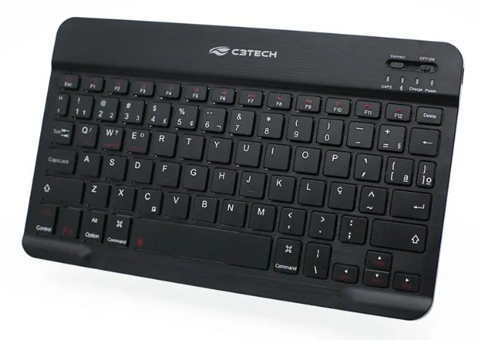 MINI TECLADO BLUETOOTH C3TECH K-BT40BK RECARREGÁVEL