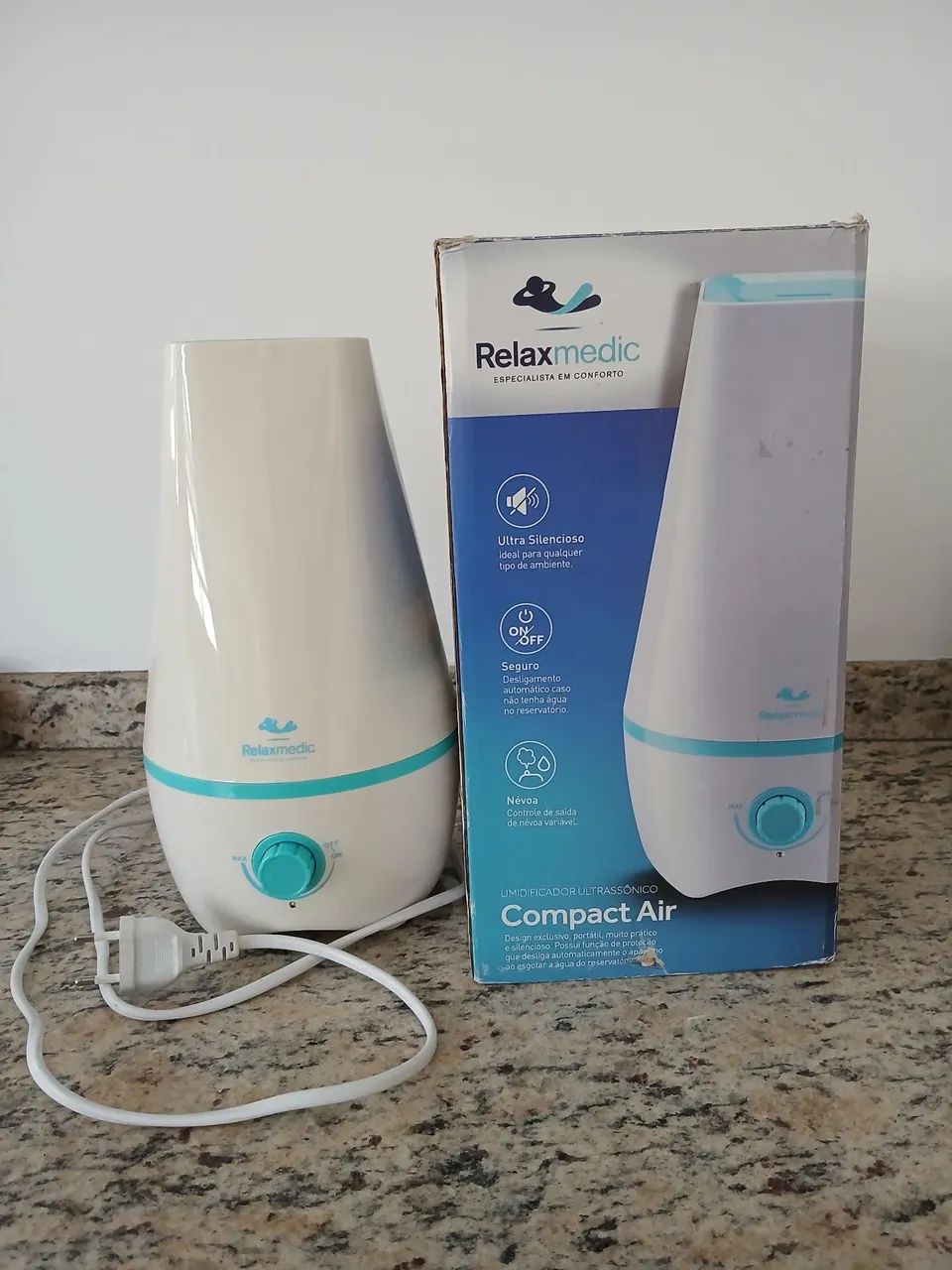 Umificador Ultrassônico Compact Air Relaxmedic
