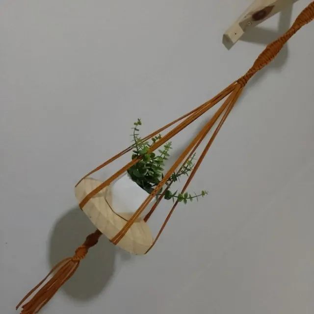 Suporte de planta em Macramê - Foto 3