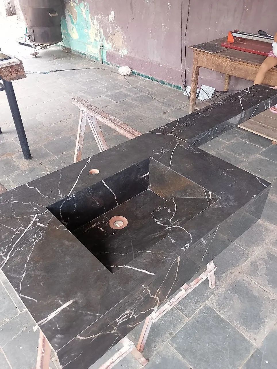 Lavatório em Porcelanato 1,20