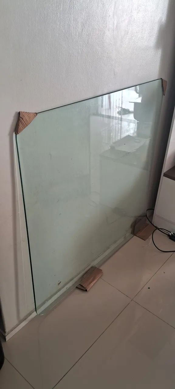 Tampo de Vidro (mesa) Temperado 1,10m x 1,10m