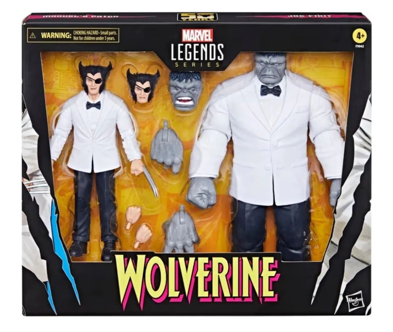 Marvel legends hulk e wolverine especial 50 anos ( patch e Joe fixit ) - Foto 3
