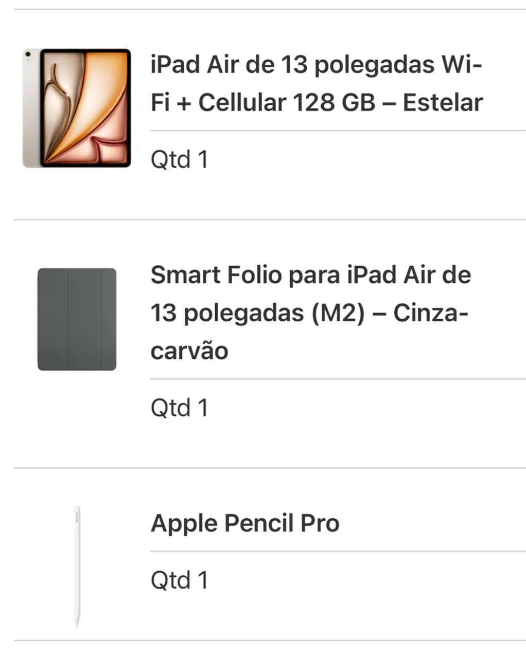 iPad Air 13 polegadas Wi-Fi + Cellular 128GB - Estelar - Foto 3