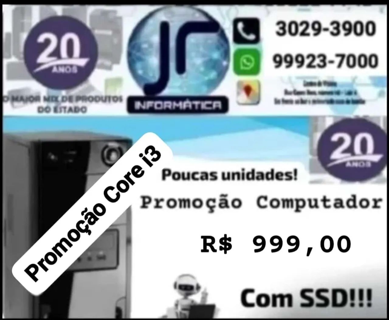 Computador Core i3 Novo