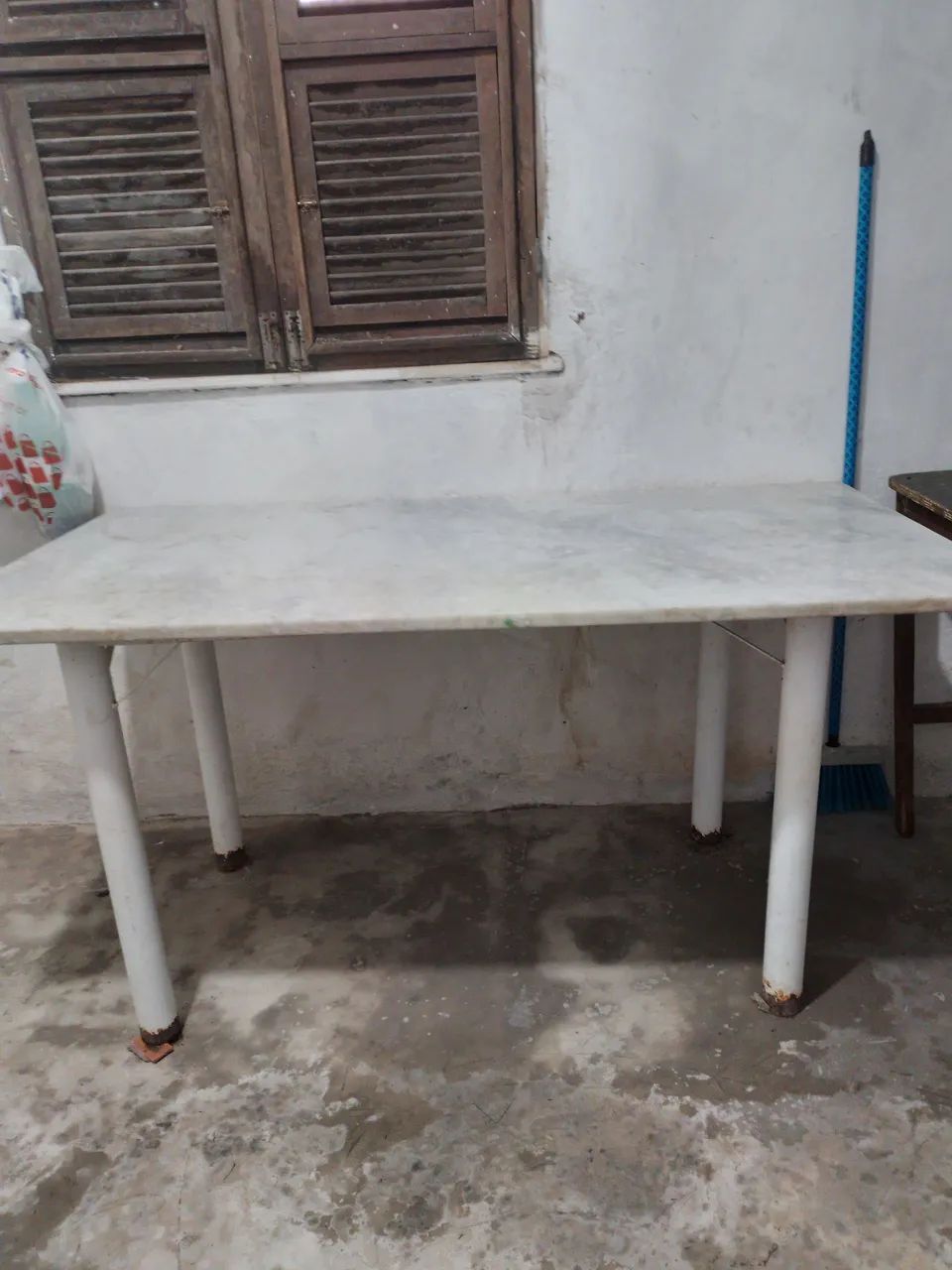 Mesa de mármore branca - Foto 4