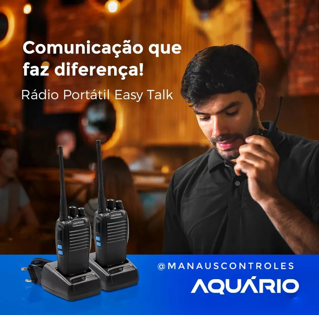 Rádio comunicador Profissional com Garantia de 1 ano