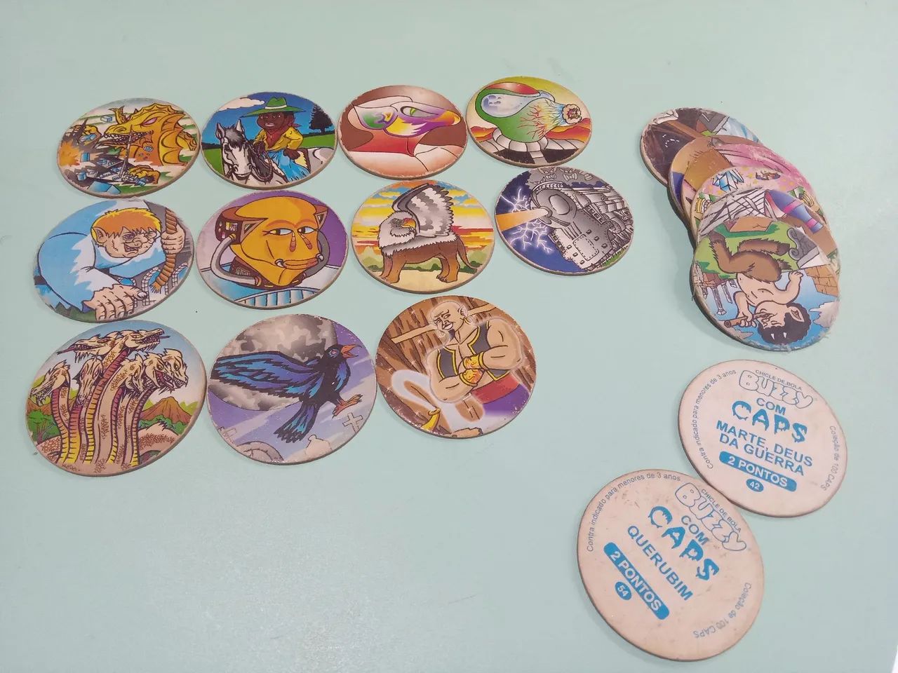 20 Tazos da Coleção de Caps Buzzy 