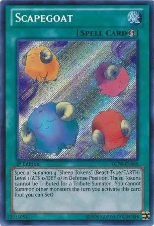 Yugioh!!! Scapegoat LCJW-EN066 Secret Rare