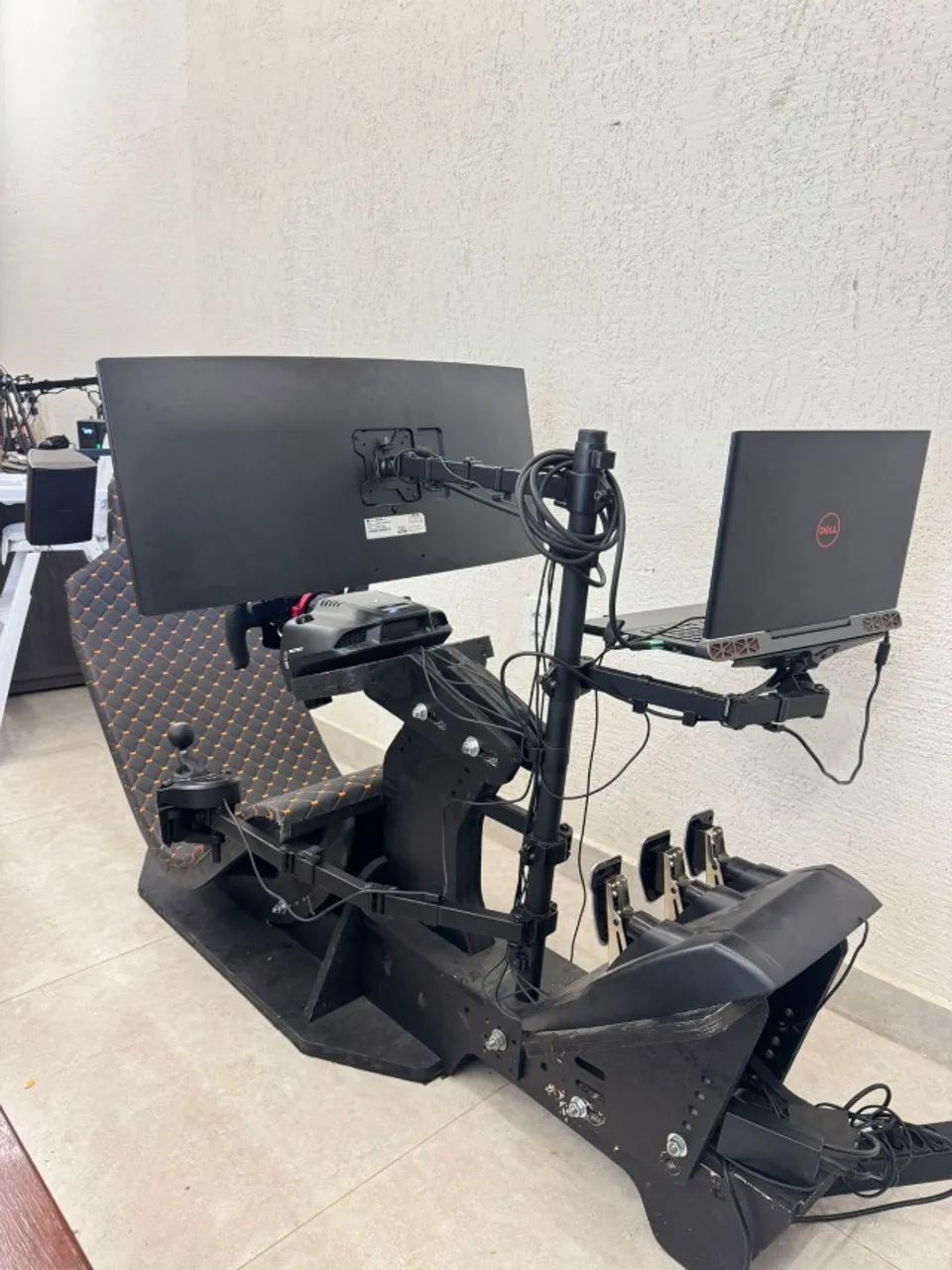 Cockpit Completo Automobilismo Virtual Simulador de Corrida F1 - Foto 3