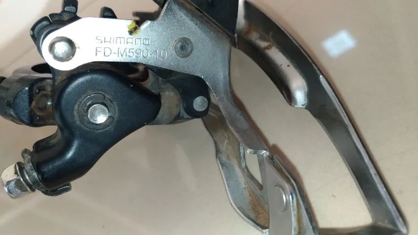 Câmbio Dianteiro Deore FD M590-10 3v - Foto 2
